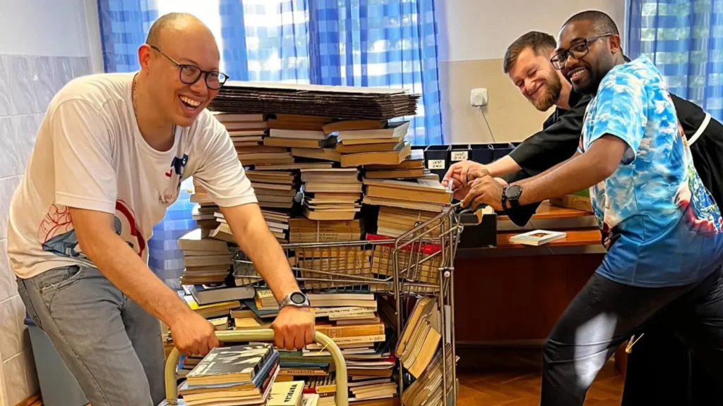 remont biblioteki Kolbianum