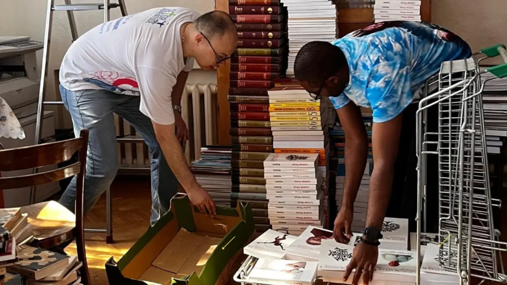remont biblioteki Kolbianum