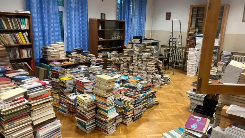 remont biblioteki Kolbianum